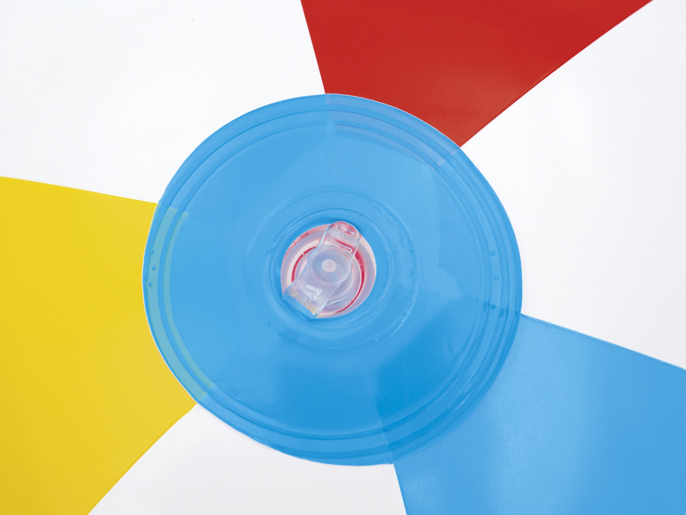 Bestway piłka plażowa w paski 51cm - zawór do pompowania